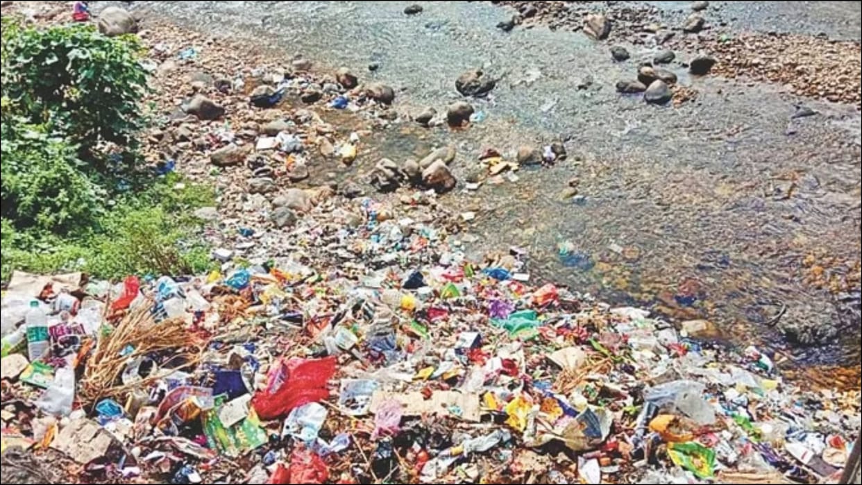 garbage at river banks in uttarakhand tourist crowd poses threat to environment climate change