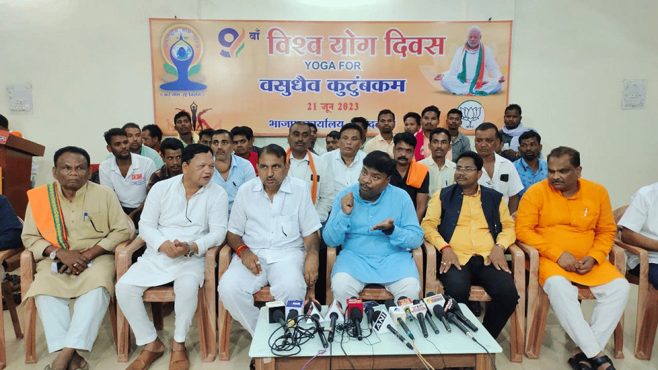 BJP leader Kedar Kashyap has made serious allegations against the Congress