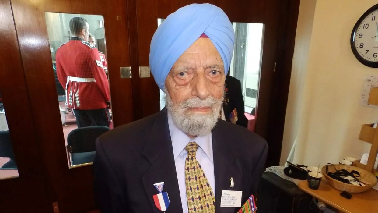 britain pm rishi sunak honours 101 year old world war two veteran sikh points of light awards