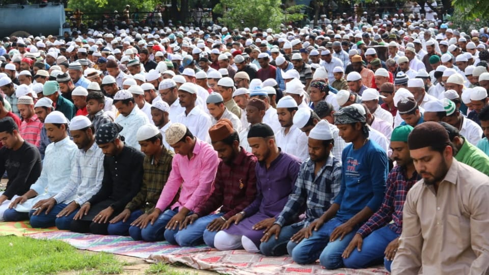 Namaz on Eid ul Azha in Chandigarh