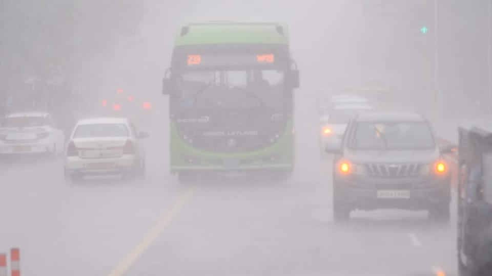 Rain lashes parts of Chandigarh weather update of chandigarh