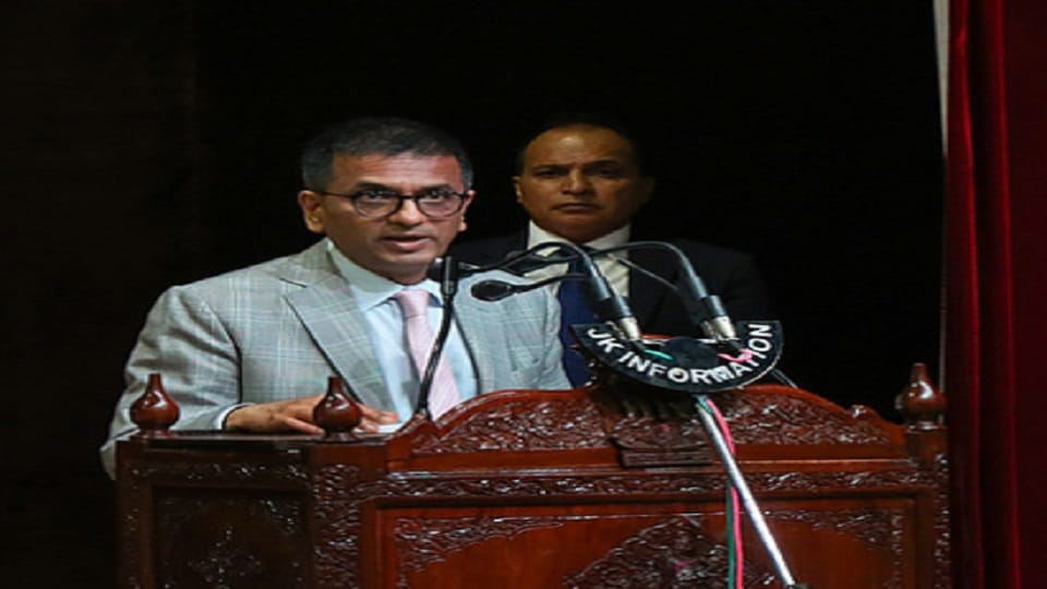 CJI in Jammu: Cases automatically listed from one to Supreme Court, increase women participation court