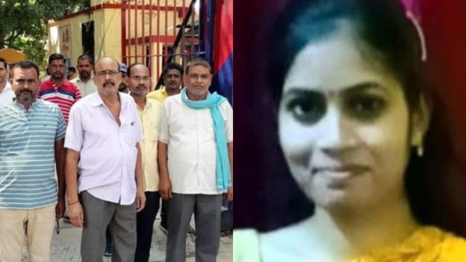 woman dies in suspicious circumstances in Lakhimpur kheri