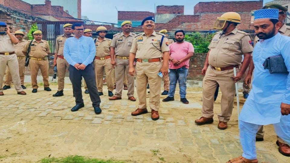 Namaz concluded amidst strict vigil in Etah Bakrid festival celebrated peacefully
