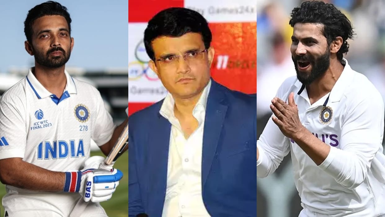 Interview: Sourav Ganguly says Difficult to understand Why Rahane became vice captain and not Ravindra Jadeja