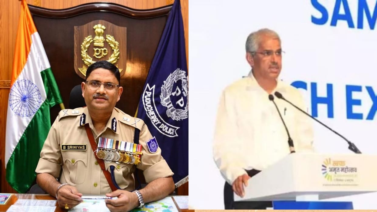 Shivdas Meena becomes new Chief Secretary of Tamil Nadu and B Srinivas takes over as DGP of Puducherry