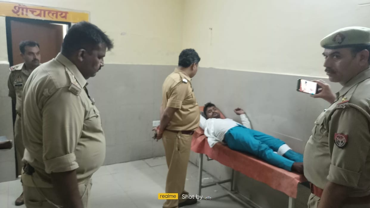 Kannauj massacre,  Two arrested in an encounter including Pradhans son, both shot in the leg, police is inquir