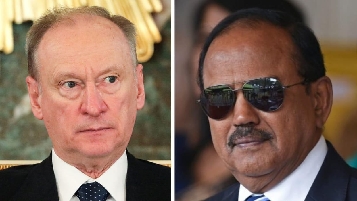 NSA Ajit Doval, Russian Security Council Secy Nikolai Patrushev discuss issues of cooperation