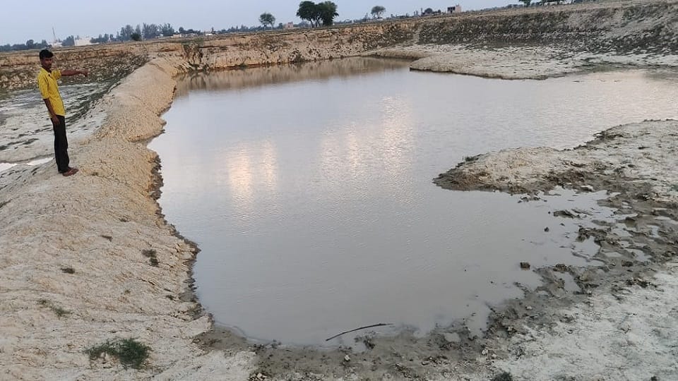 Three children died by drowning in a mining pit in shahjahanpur