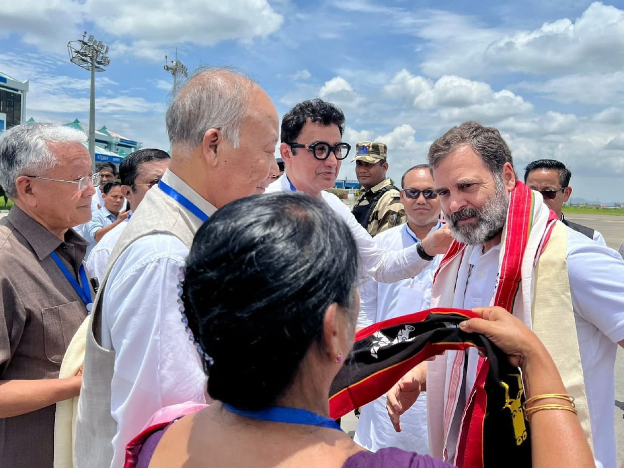 Rahul Gandhi in Manipur: extremist has 4000 looted weapons, these reasons Rahul Gandhi convoy was stopped