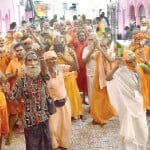जम्मू आधार शिविर पहुंचे साधु संत