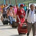 अमरनाथ यात्रा में शामिल भक्त