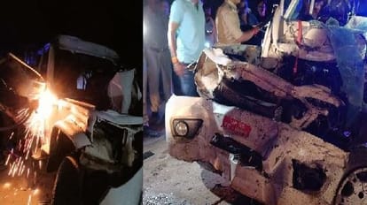 एक जान बचाने में...पांच और ने गंवाई जान: करंट से झुलसा था युवक, बोलेरो से जा रहे थे CHC, फिर हुआ भयानक हादसा Banda road accident, five more lost their lives in saving one life, were going to CHC from Bolero