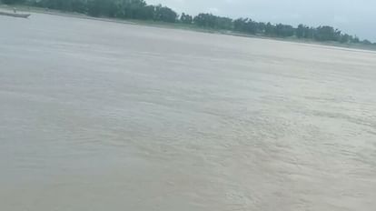 Risk of flood due to increase in water level of Kosi river in Madhubani