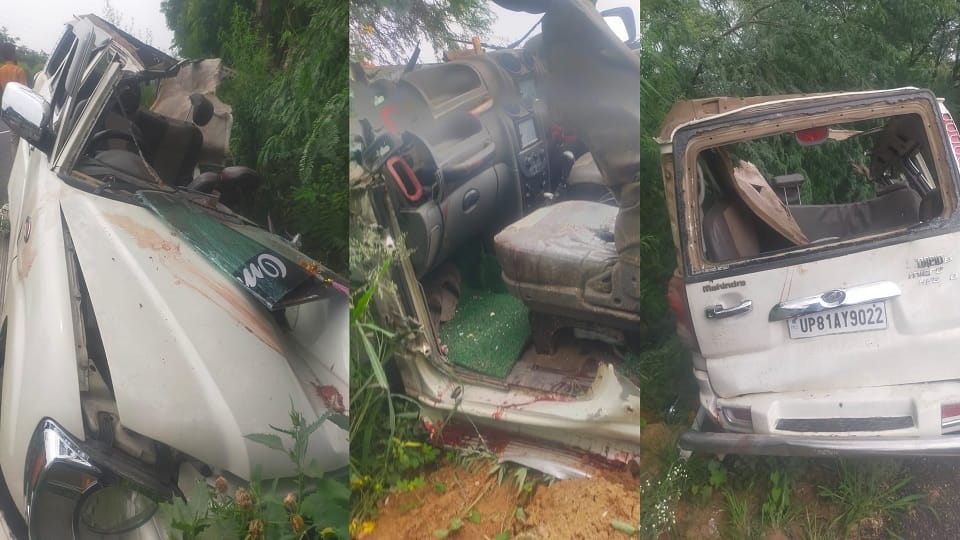 Tragic accident in Jhajjar: Scorpio and truck collision near Farukh Nagar, three people died