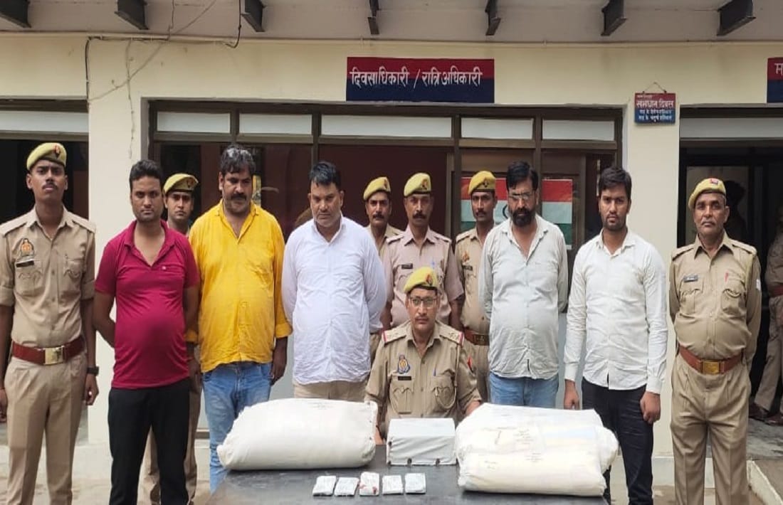 STF Busted Fake cement factory in jaunpur five arrested including director of private company