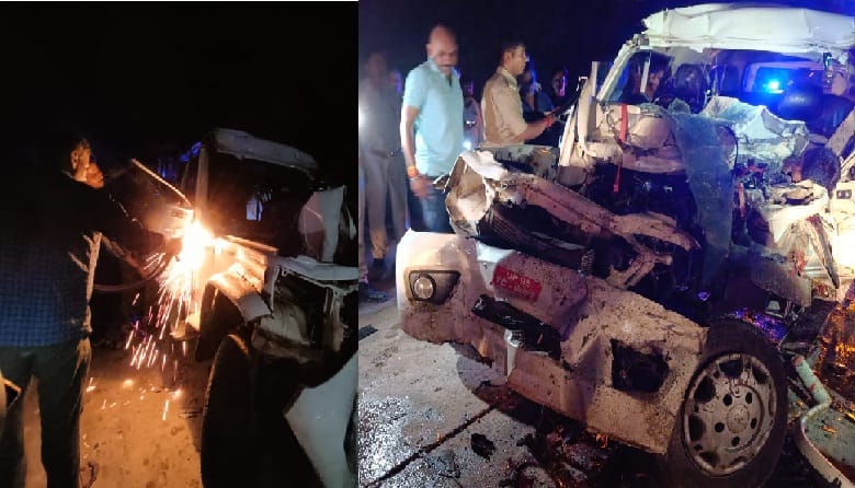 Banda road accident, five more lost their lives in saving one life, were going to CHC from Bolero