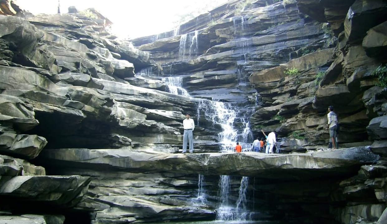 Siddhnath Dari Waterfall Mirzapur buzzes with tourists after rain start