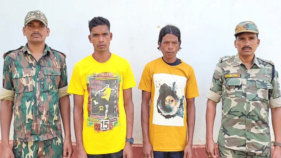 Two Maoists arrested along with Naxal camp demolished by Narayanpur police
