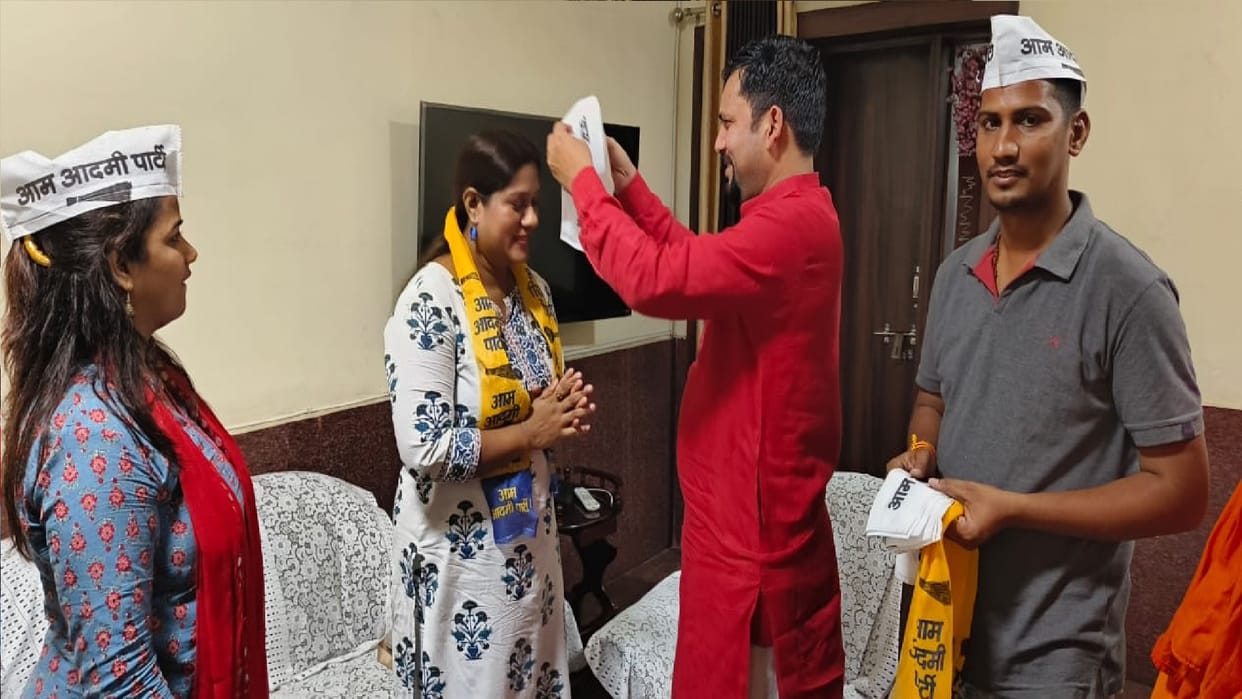 Ajit Jogi niece Dr. Aradhana Das joins Aam Aadmi Party Chhattisgarh In raipur