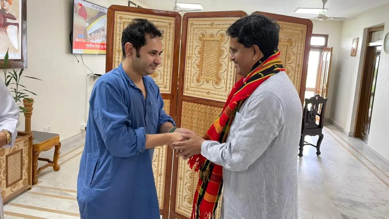 Tripura: Tipra Motha President met Tripura CM Saha, discussed political and administrative matters