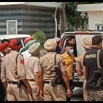 मोगा कोर्ट में पेश हुआ गैंगस्टर लॉरेंस बिश्नोई।
