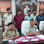 पुलिस की गिरफ्त में आरोपी