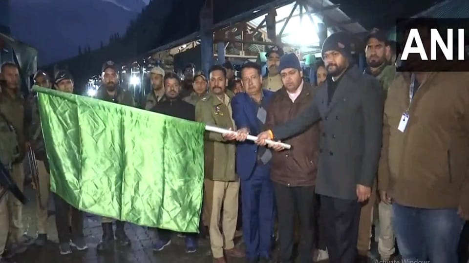Amarnath Yatra 2023: first batch will worship Baba today, devotees reached Baltal and Pahalgam