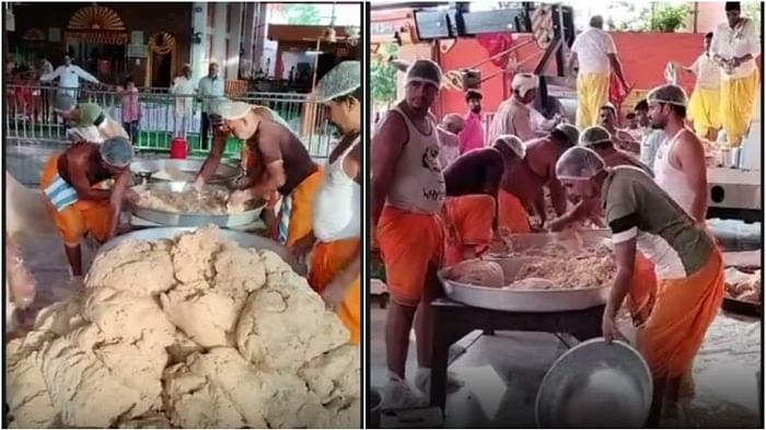 2700 kg Rot prepared in 22 hours in sikar Devipura Balaji Dham unique news