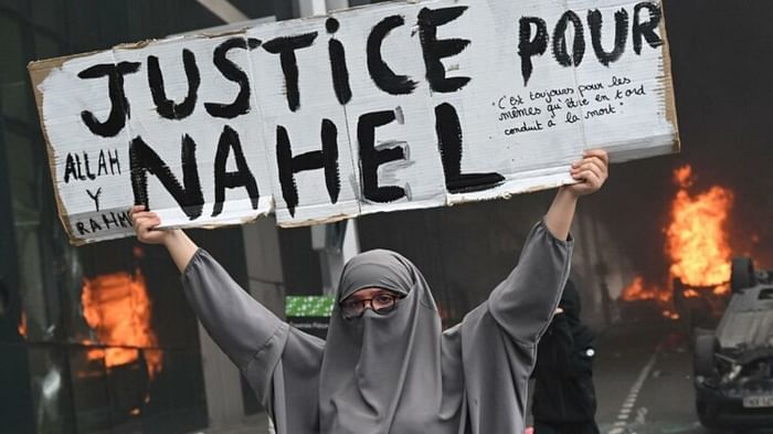 why french cities are burning and identity of Nehal killed by Traffic police in paris