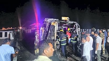 Maharashtra: 'जलती बस में शीशे तोड़कर बचाई जान', हादसे के जिंदा बचे लोगों ने सुनाई खौफनाक दास्तां maharashtra bus tragedy survivor tells story how they break window and bus caught fire buldhana accident