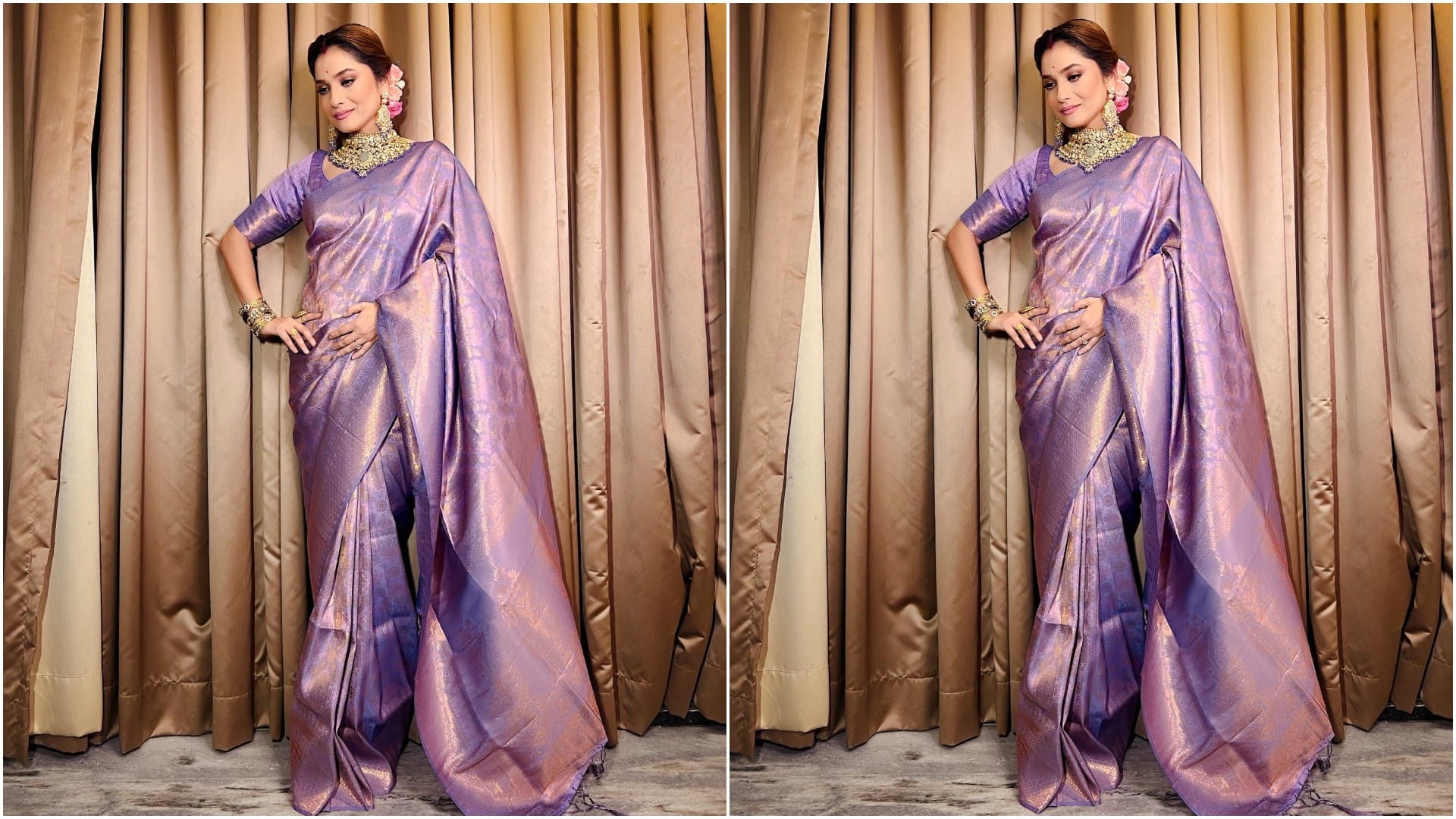 Ankita Lokhande Silk Saree Collection Best for all Seasons Check Out Pictures