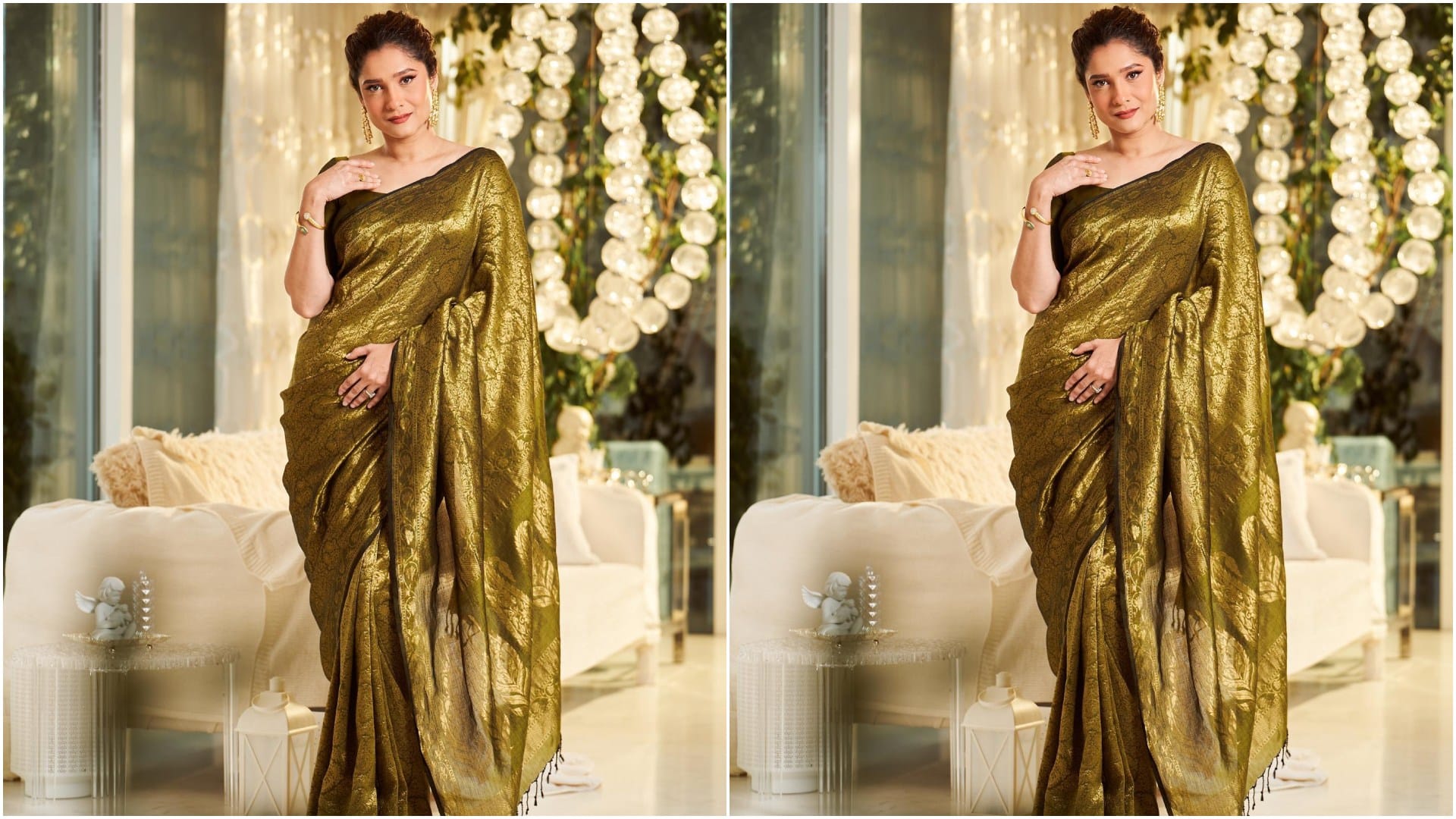 Ankita Lokhande Silk Saree Collection Best for all Seasons Check Out Pictures