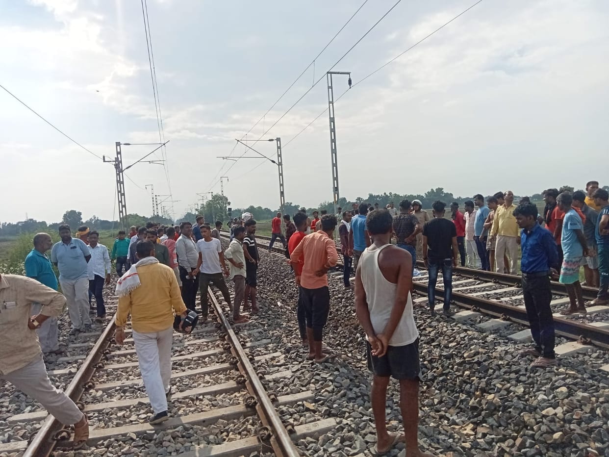 middle-aged man dies after being hit by a summer special train in azamgarh