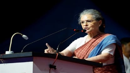 पूर्व एआईसीसी अध्यक्ष सोनिया गांधी।