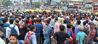 Bihar ; Protest of teacher candidates in Patna, Raj Bhavan march, Domicile policy, opposition new teacher rule