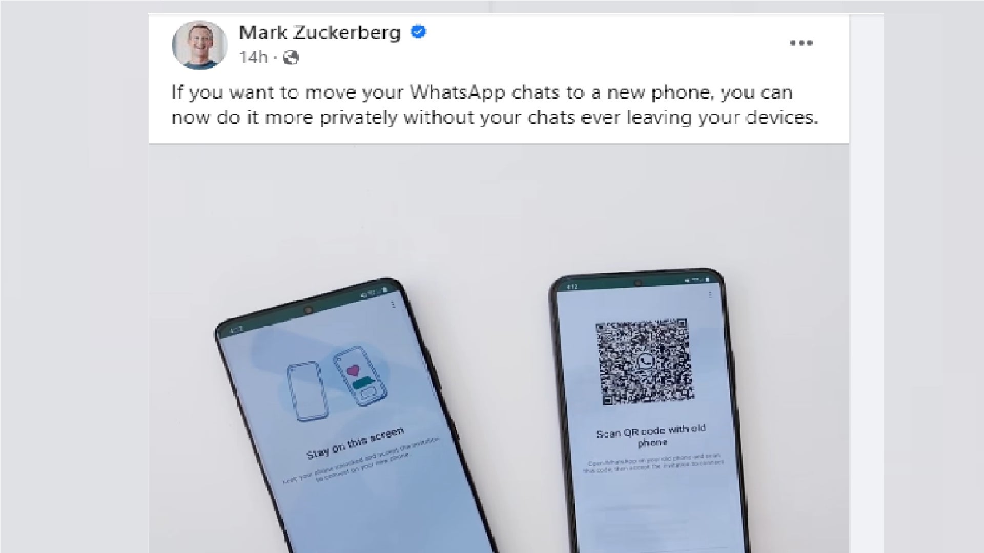 Transfer whatsapp chat