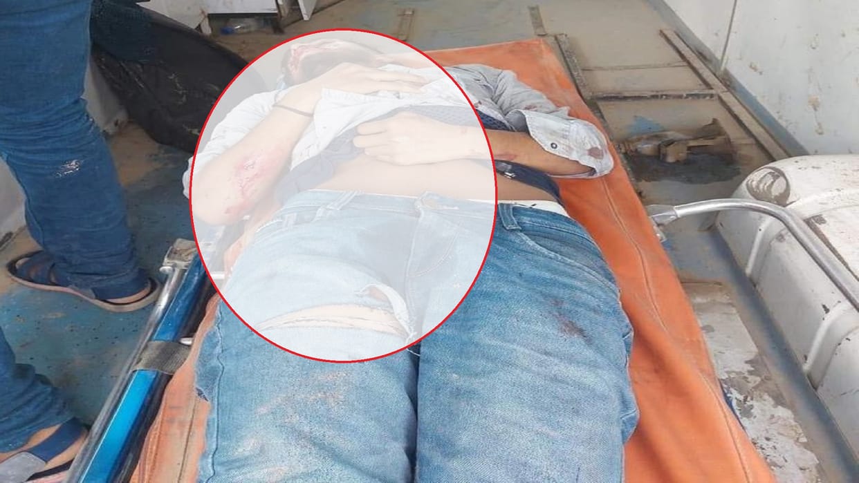 The family members went to Mau with the dead body of the BHU student who lost his life in a road accident in M