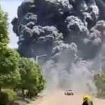 Explosion at chemical plant
