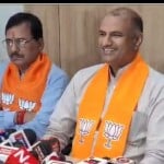 सीपी जोशी ने की पत्रकार वार्ता।