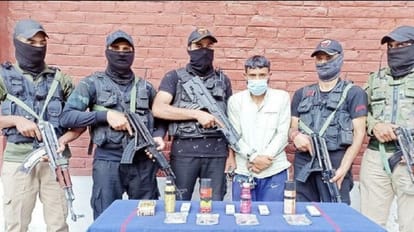 Srinagar: Lashkar helper arrested with four perfume IEDs during Amarnath Yatra.