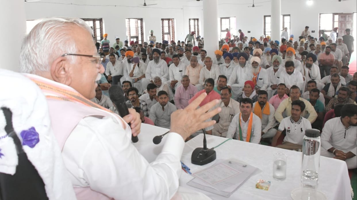 Haryana: CM termed free announcements of AAP and Congress as vote buying
