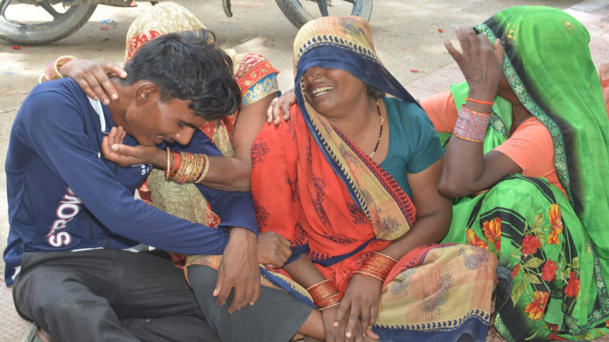 Hardoi: Farmer died due to bike collision, one injured