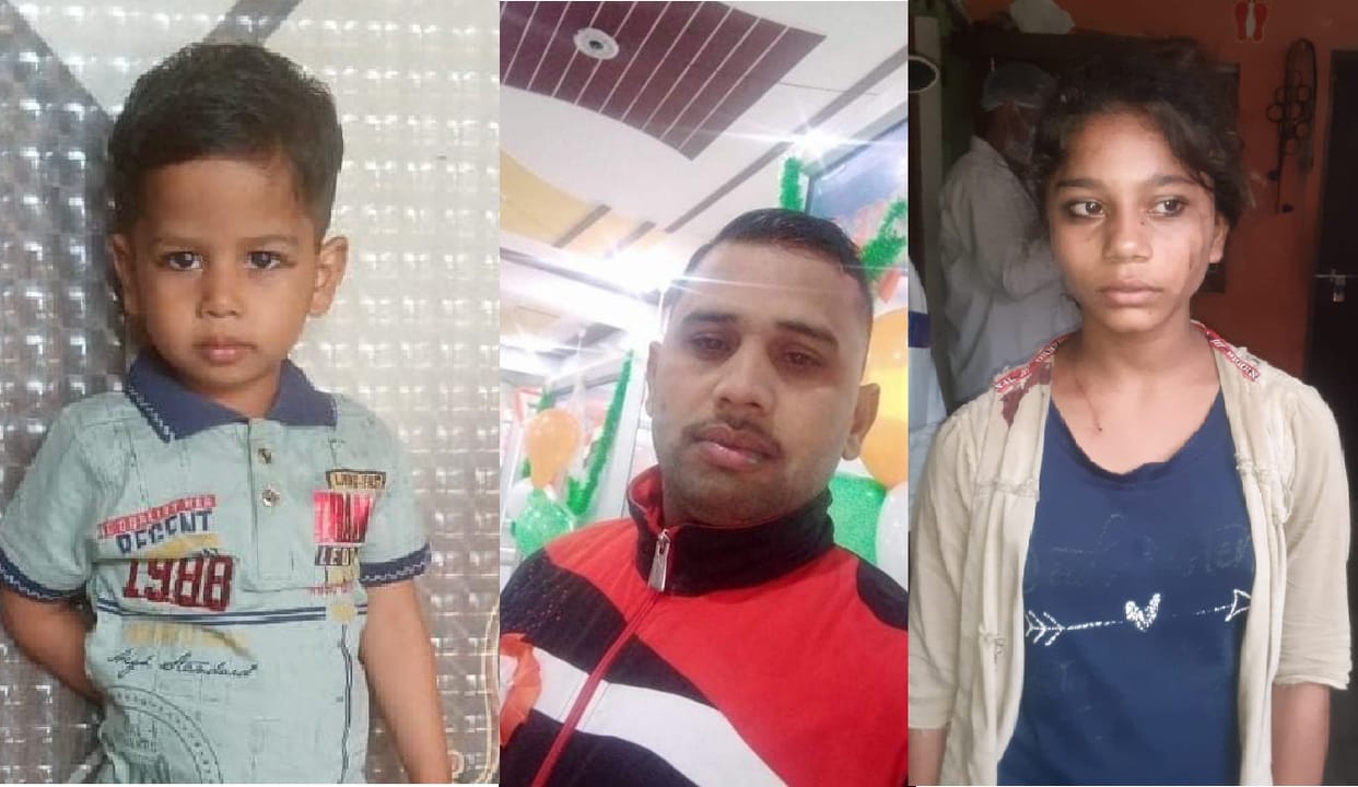 The heartless father cut his son with a machete, attacked his wife, daughter and sister, then committed suicid