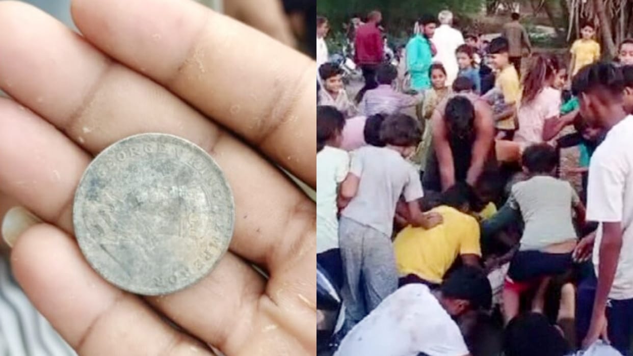 Rajasthan News silver coins found ground villagers bhilwara