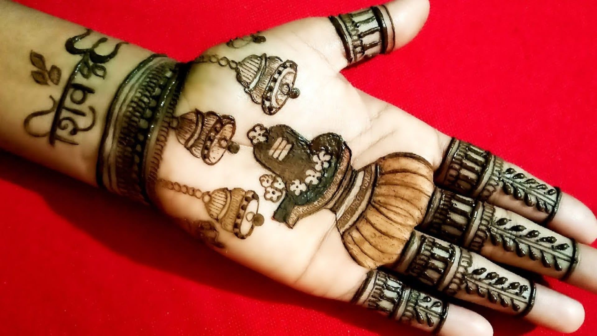 Sawan Mehndi Designs simple mehndi design for front hand in sawan 2023