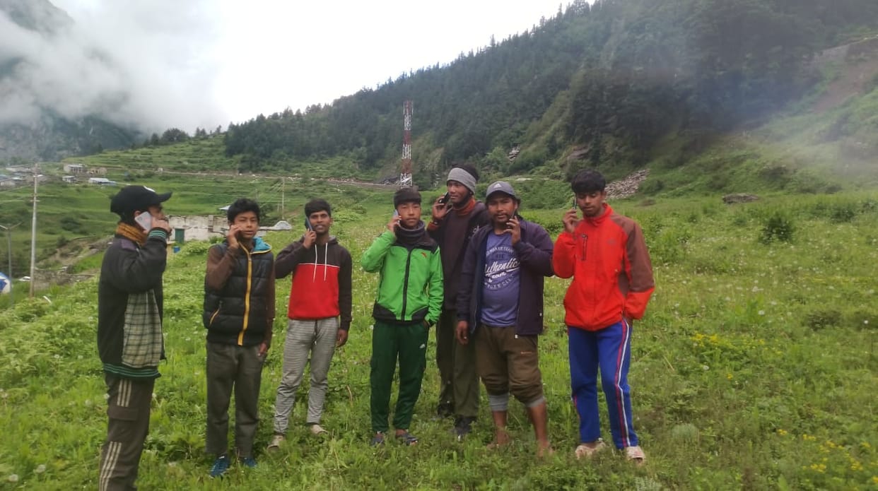 Jio Mobile Network Set up in India China Border village of Darma Valley in Uttarakhand news in Hindi