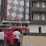 शॉर्ट सर्किट से होटल के किचन में लगी आग