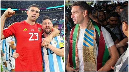 Football: मेसी की टीम को विश्व चैंपियन बनाने वाले गोलकीपर मार्टिनेज कोलकाता पहुंचे, जानें उनके भारत आने की वजह Emiliano Martinez, FIFA World Cup 2022 winner Goalkeeper from Argentina arrives in Kolkata India; Mohun Bagan