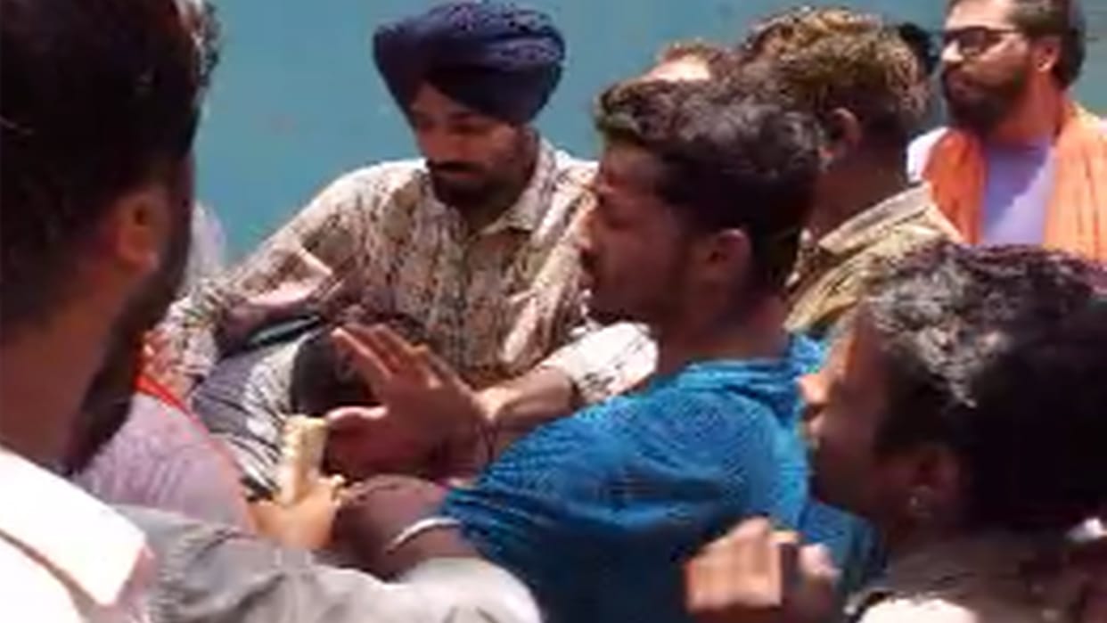Angry people thrashed mother and son on information about beef being sold in Korba